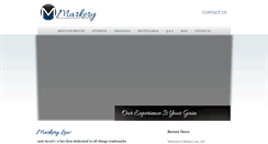 Desktop Screenshot of markerylaw.com