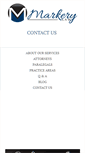 Mobile Screenshot of markerylaw.com
